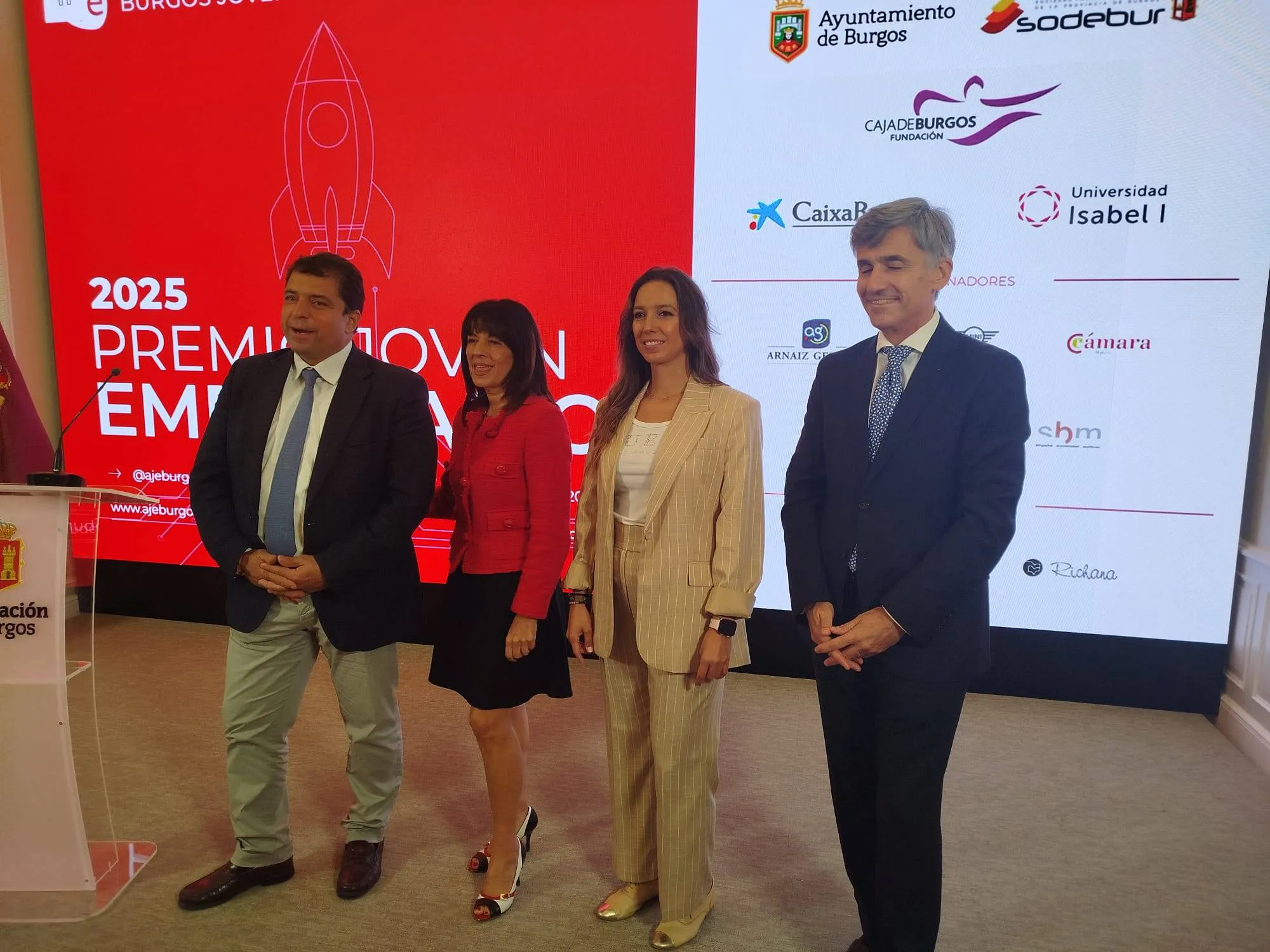 Revelan a los cuatro finalistas del Premio Joven Empresario Burgos 2025