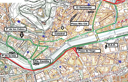 Burgos sufrirá cortes de tráfico este domingo por la I Carrera de las Ciudades contra el Cáncer de Páncreas