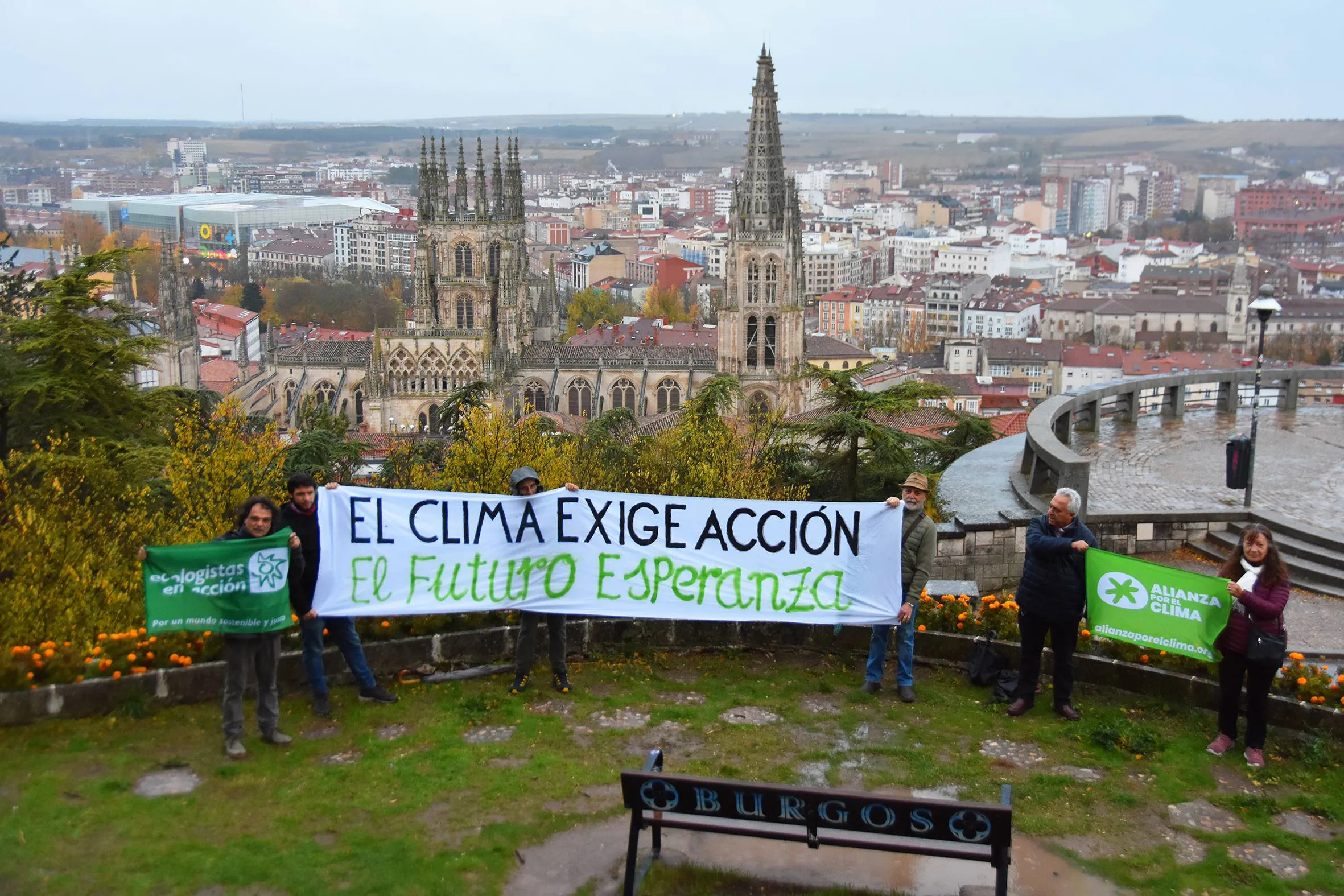 También desde Burgos se suman a las movilizaciones para exigir justicia climática durante la COP30
