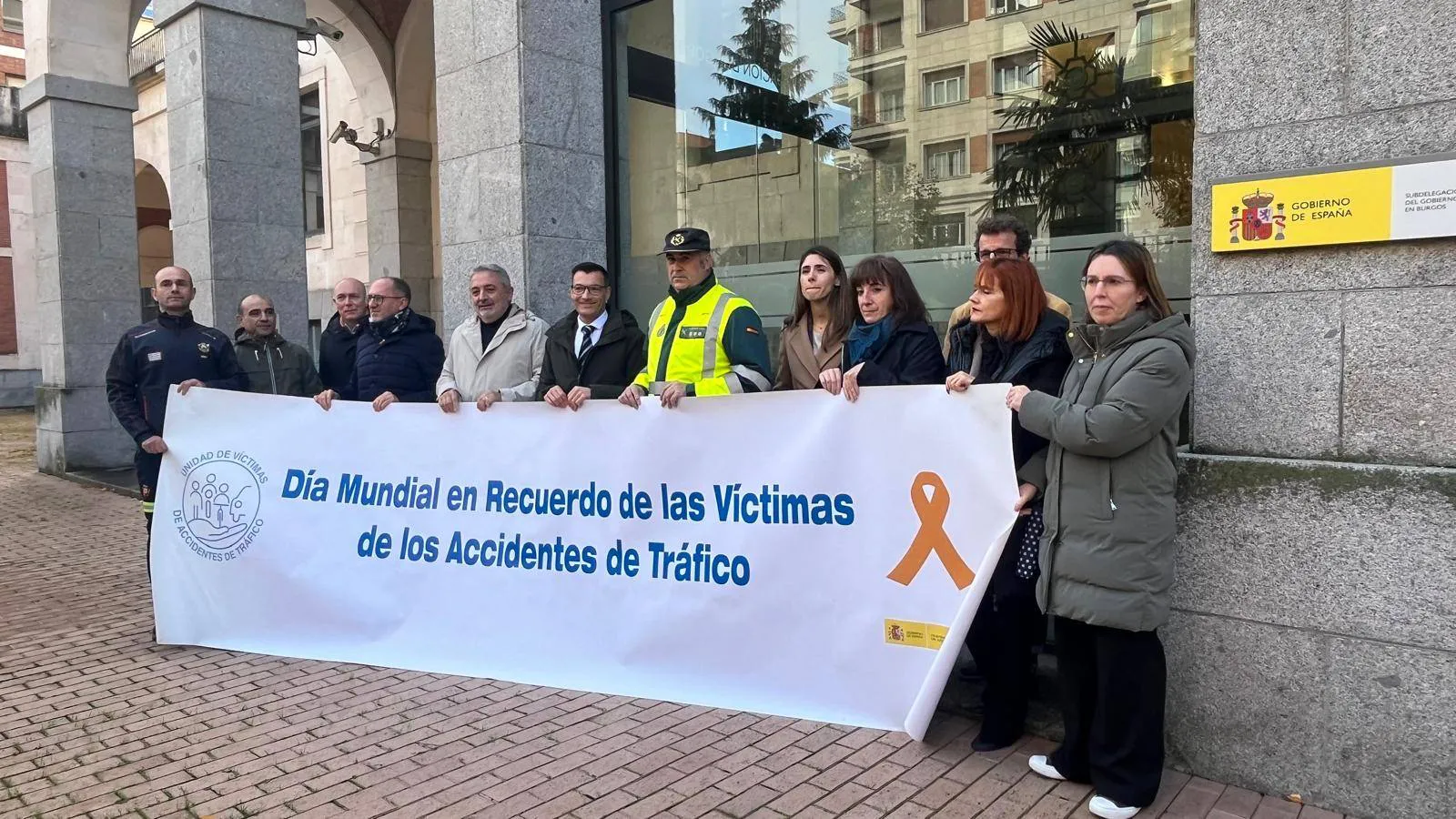 Burgos conmemora el Día Mundial en Recuerdo de las Víctimas de Tráfico y alerta del aumento de la siniestralidad