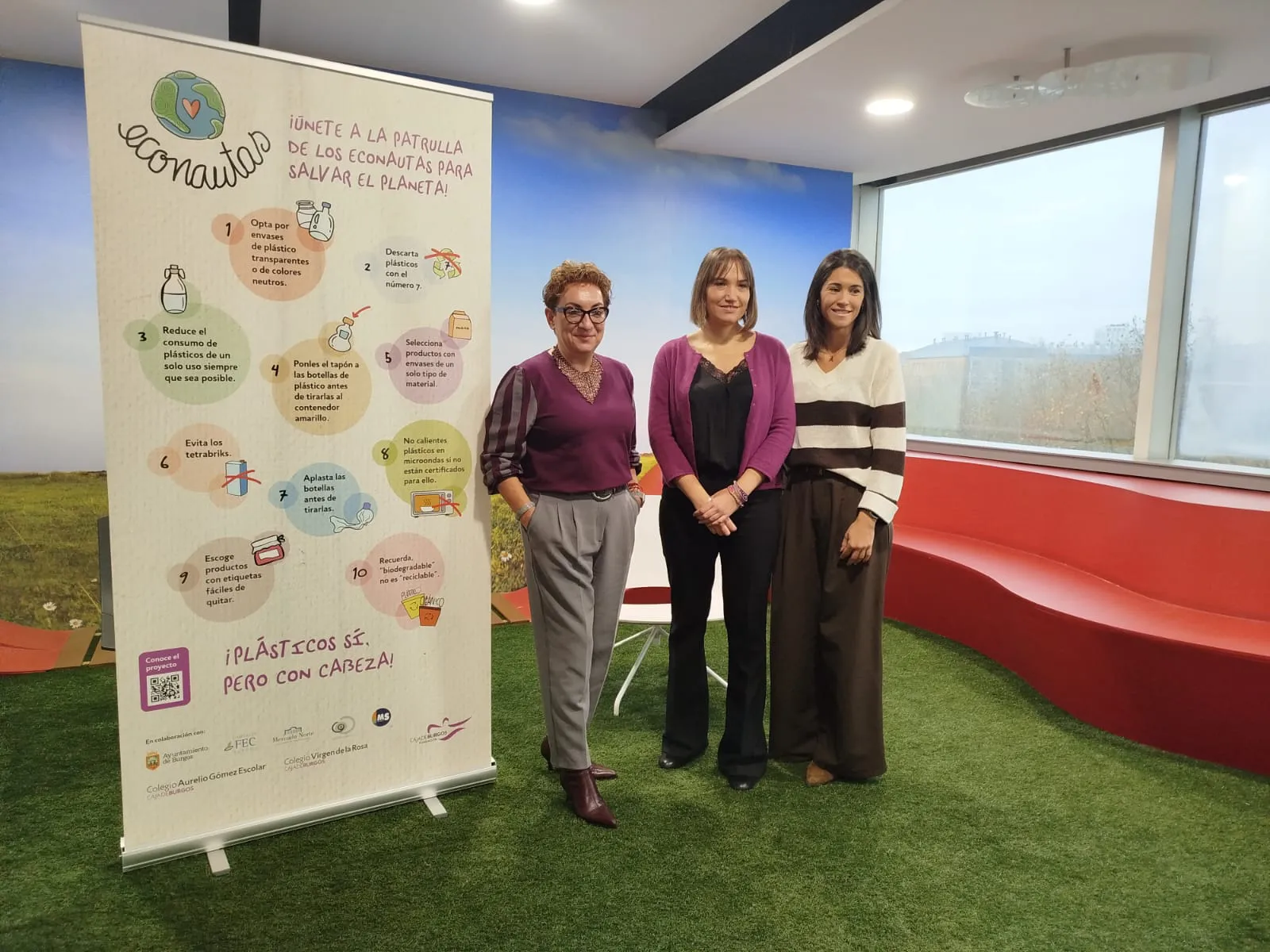 Sociedad y Vida Burgos: Alumnos de dos colegios de Burgos salen a los mercados para concienciar sobre el medioambiente
