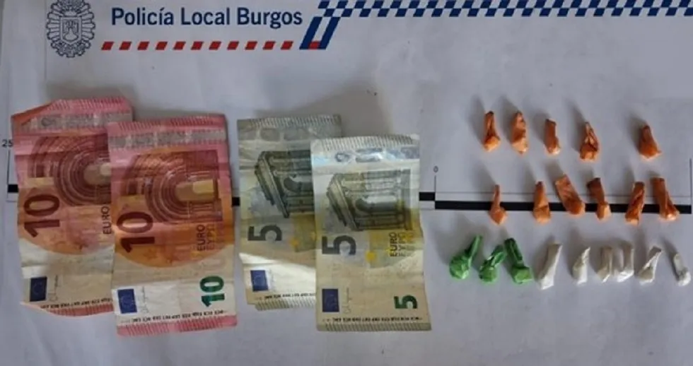 Detienen en Burgos al conductor de un patinete como presunto autor de tráfico de drogas