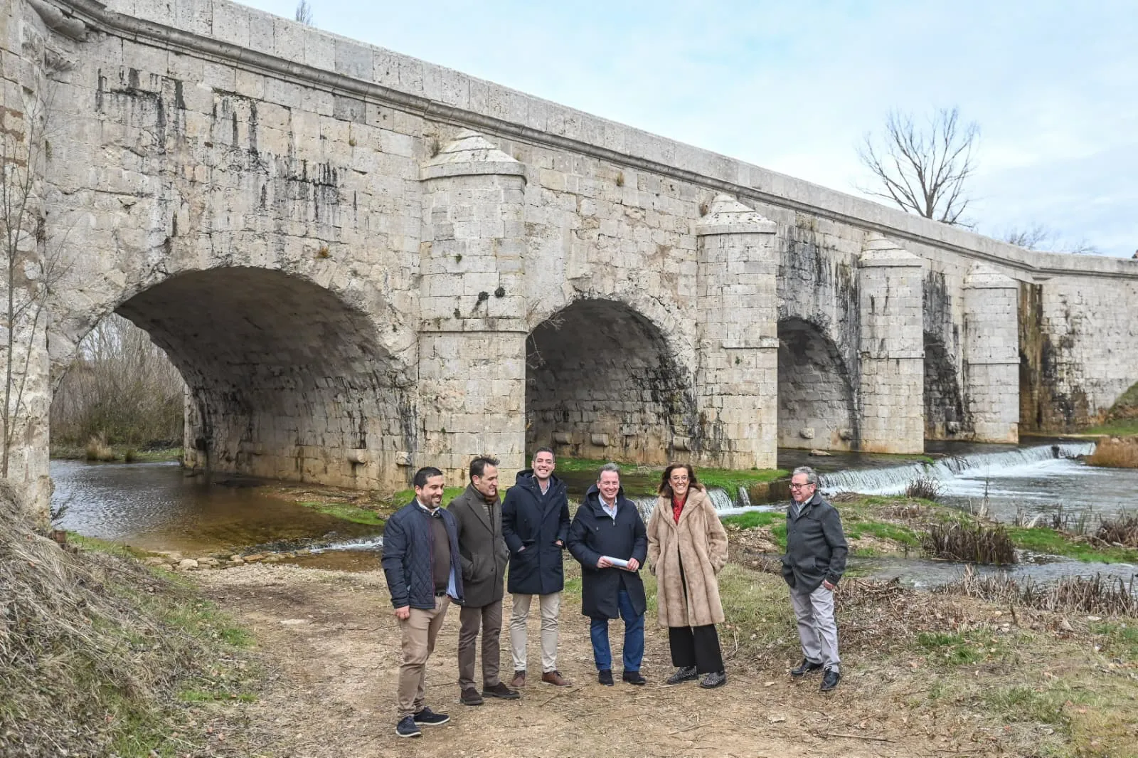 El Canal de Castilla inicia las obras de mejora de la accesibilidad al embarcadero de Carrecalzada y al acueducto de Abánades