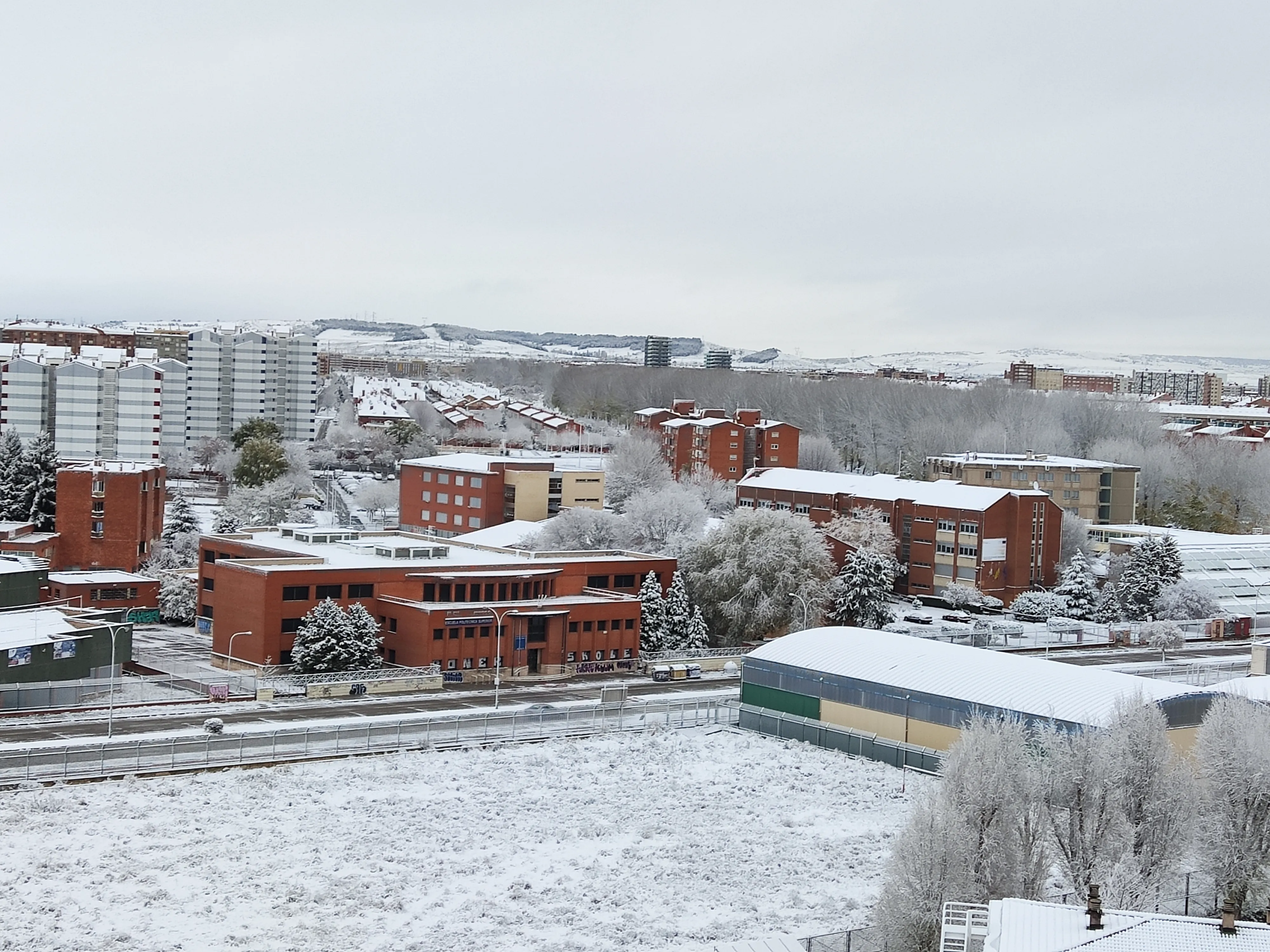 Mantienen activada la alerta en Burgos ante el episodio de nevadas