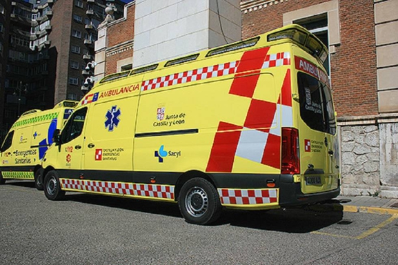Un hombre de 45 años resulta herido tras chocar con una camioneta en Burgos