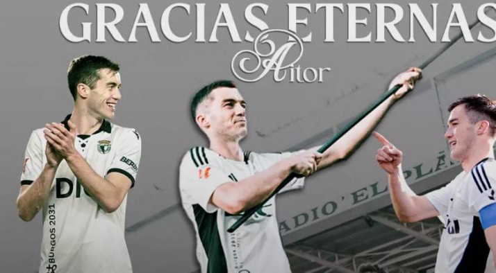 El Burgos CF oficializa la salida de Aitor Córdoba al fútbol chino