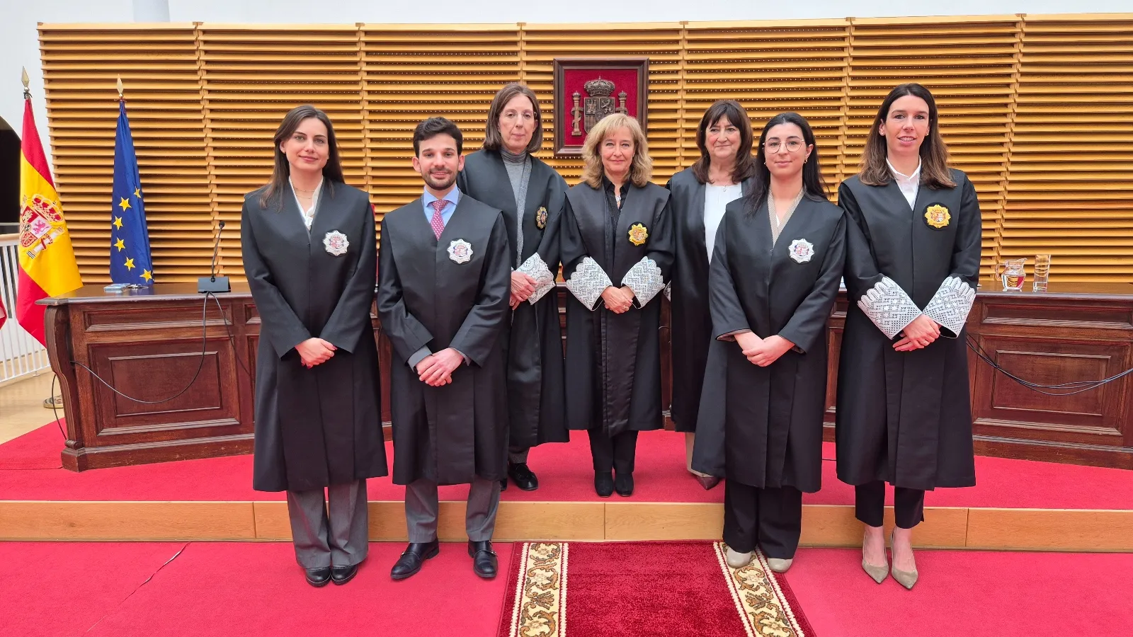 Tres jueces juran sus cargos y toman posesión ante la Sala de Gobierno del TSJCyL en Burgos