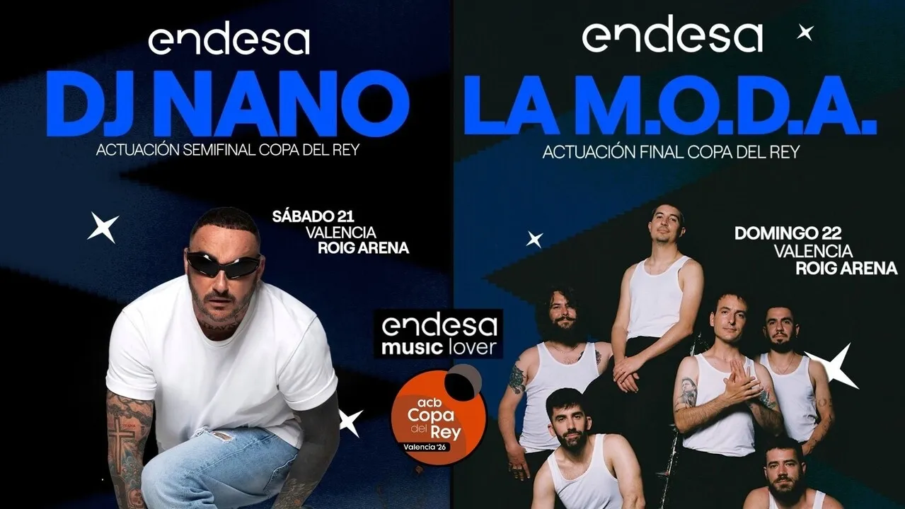 La M.O.D.A. actuará en el descanso de la final de la Copa del Rey de baloncesto en Valencia