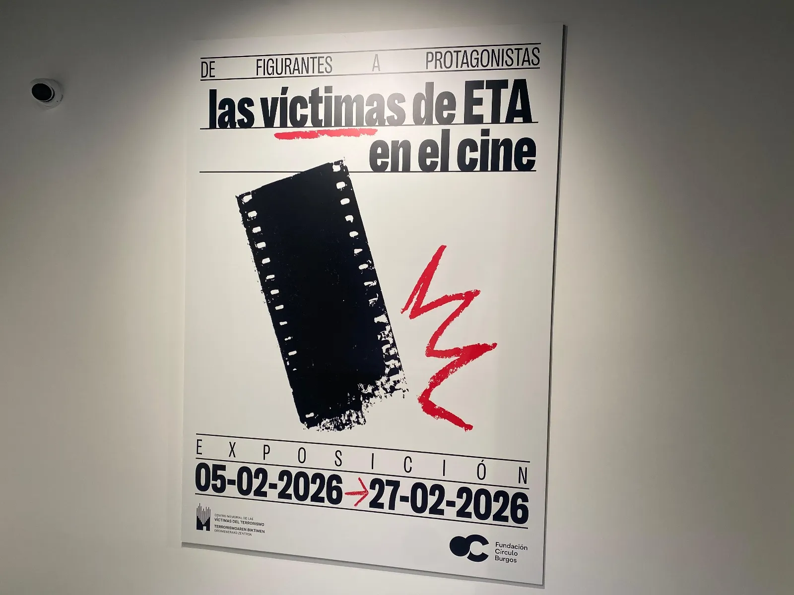 Burgos inaugura una exposición sobre la evolución del tratamiento de las víctimas de ETA en el cine