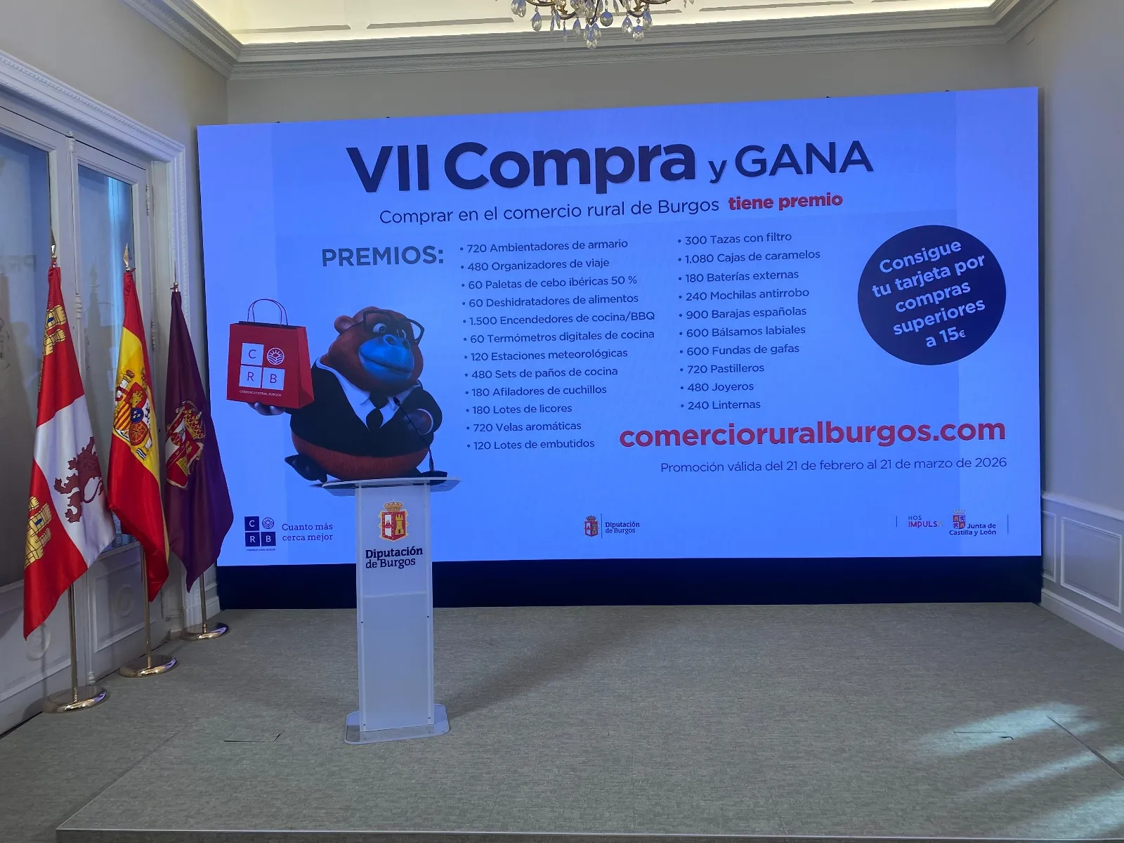 Vuelve ‘Compra y Gana’ a 60 comercios de la provincia de Burgos con premios casi garantizados