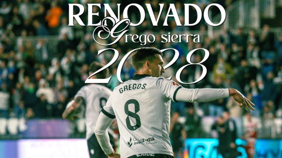 Grego Sierra renueva con el Burgos CF hasta 2028