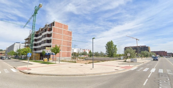 Un varón de 25 años resulta herido tras caerse de una grúa en Burgos