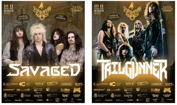 Tailgunner y Savaged desatan la furia del heavy metal en Zurbarán Rock Burgos 2026