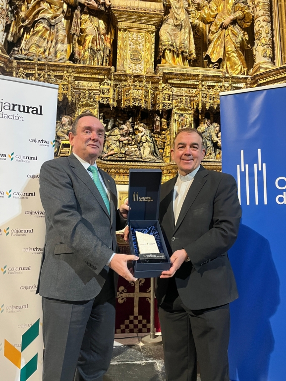 Cajaviva y Fundación Caja Rural se unen al programa Piedras Vivas de la Catedral de Burgos