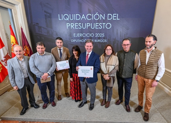 La Diputación Provincial de Burgos cierra 2025 con superávit, deuda mínima y récord inversor