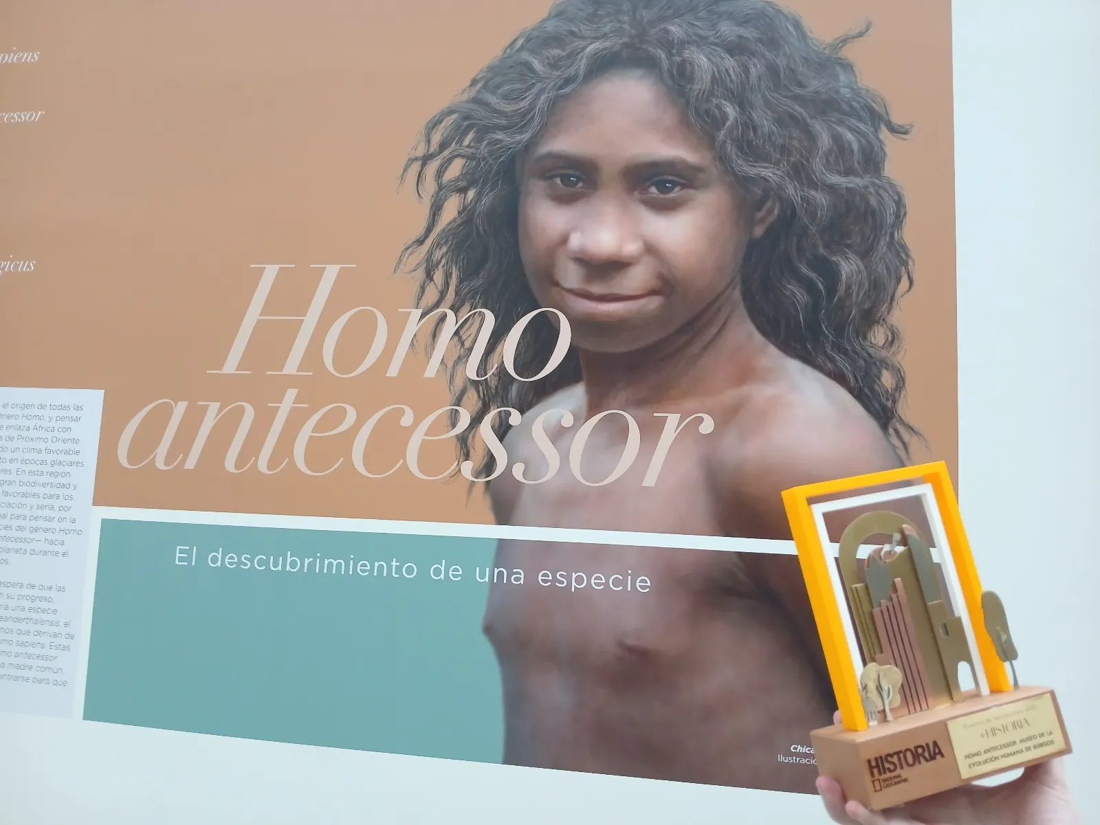 El Museo de la Evolución Humana recibe el premio a la mejor exposición histórica de España
