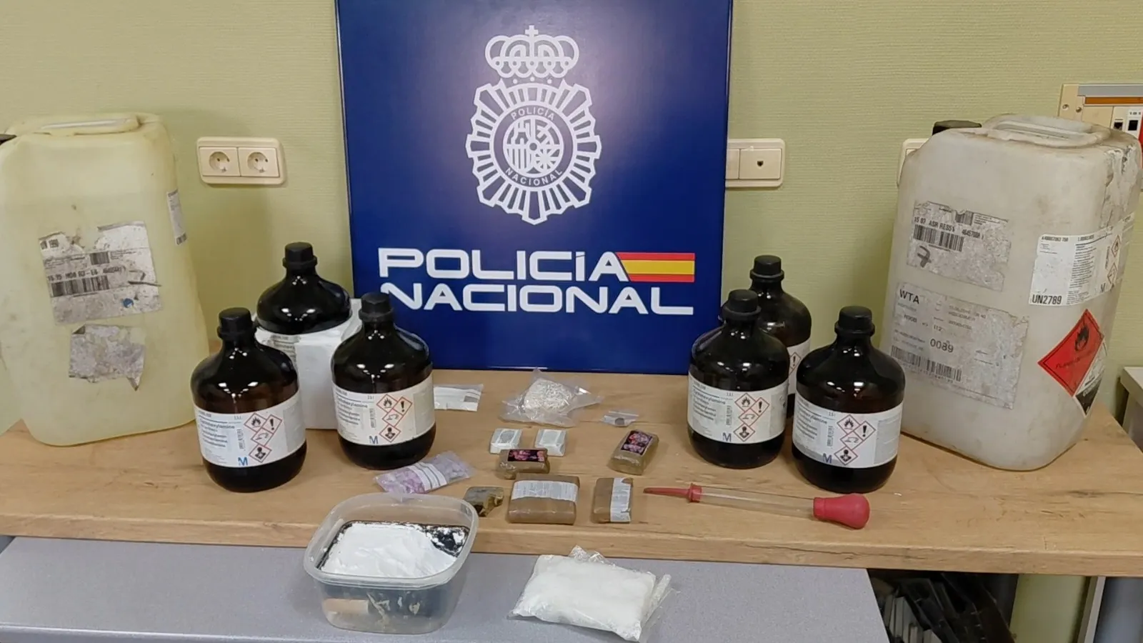 Le detienen en Burgos por traficar con drogas e incautan más de 1 kg de speed 