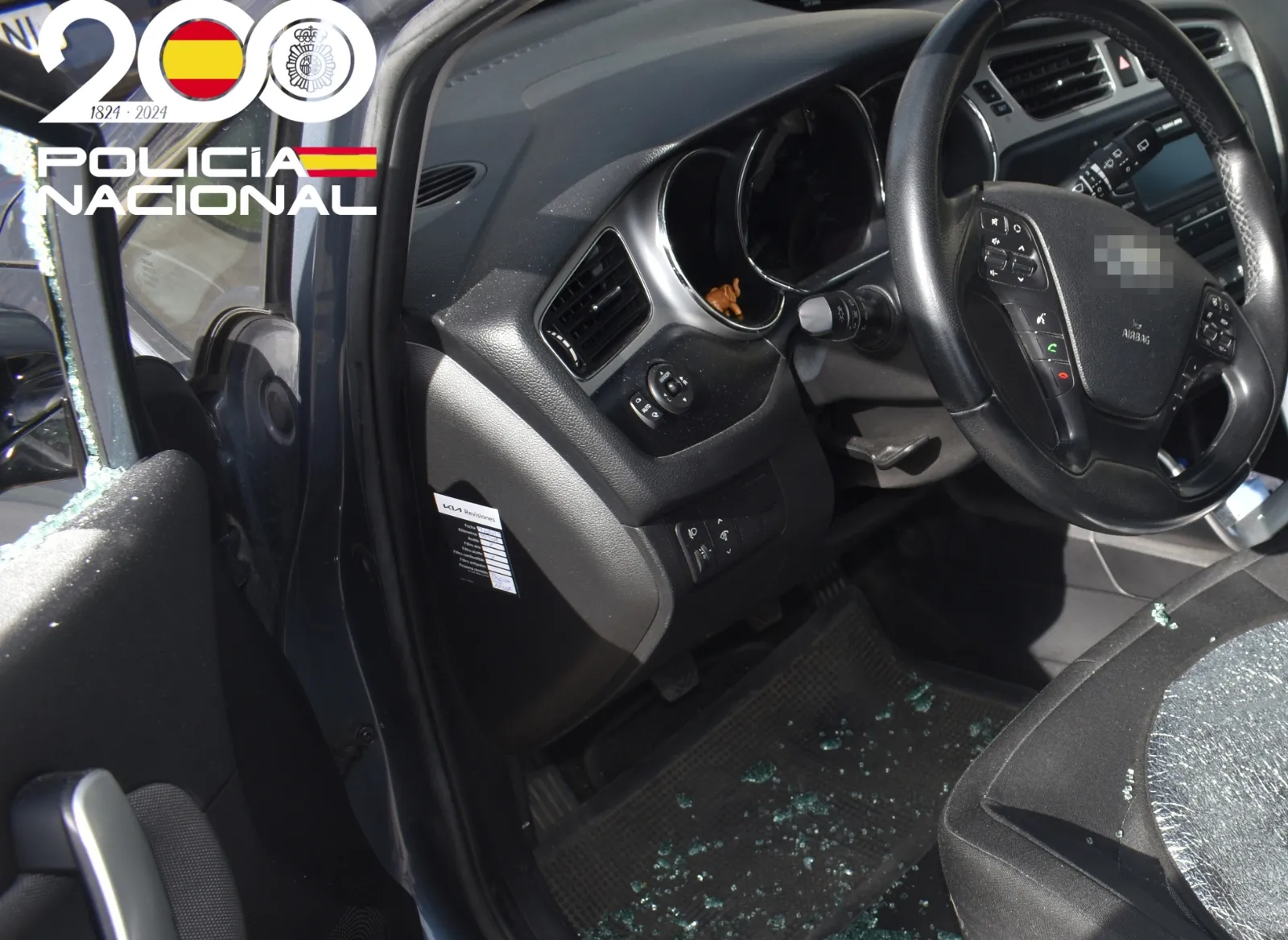 Detenido en Burgos por una oleada de 14 robos en coches en apenas un mes