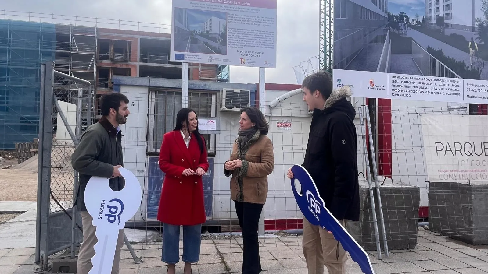 El PP destaca su apuesta por la vivienda en Burgos con nuevas promociones y ayudas para jóvenes