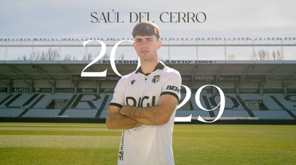 Saúl del Cerro renueva con el Burgos CF hasta 2029