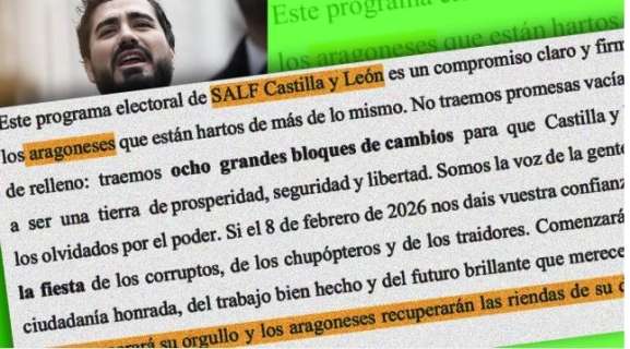 El programa de SALF para Castilla y León está lleno de promesas para los aragoneses