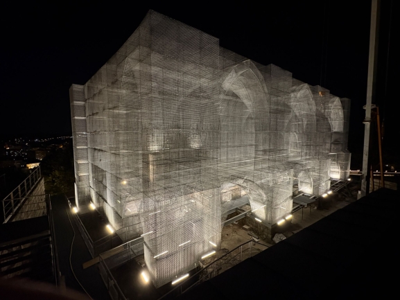 Se inaugura la iluminación del Castillo de Burgos