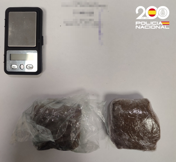 Detienen a un joven en Burgos con 80 gramos de hachís
