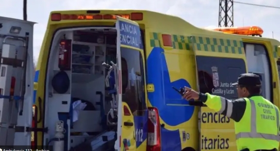 Un fallecido tras el vuelco de un turismo en Salas de los Infantes (Burgos)