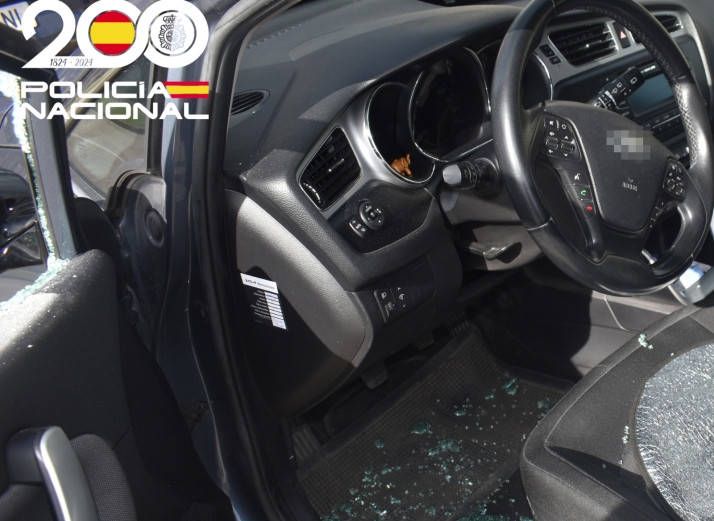 Detenido en Burgos por una oleada de 14 robos en coches en apenas un mes