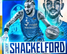 Jaden Shackelford, nuevo jugador del San Pablo Burgos para el tramo decisivo del San Pablo Burgos