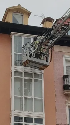 Susto en la Llana de Afuera de Burgos por un escape de humo