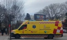 Herido un motorista en Burgos capital