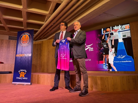 El Tizona encara el final de la liga con el apoyo renovado de la Fundación Caja de Burgos