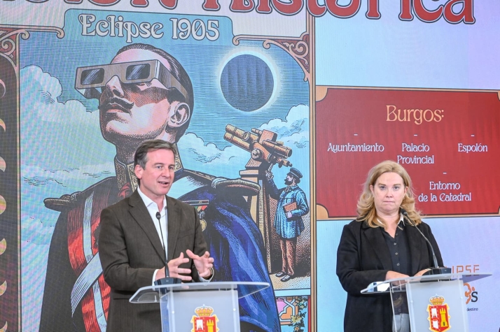 Burgos revive la visita de Alfonso XIII con una recreación histórica del eclipse de 1905