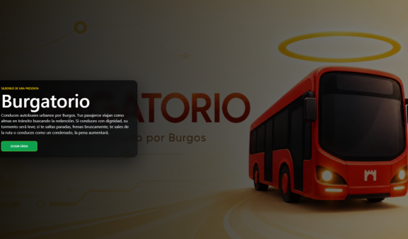 Burgos estrena un videojuego gratuito que pone al jugador al volante de un autobús urbano
