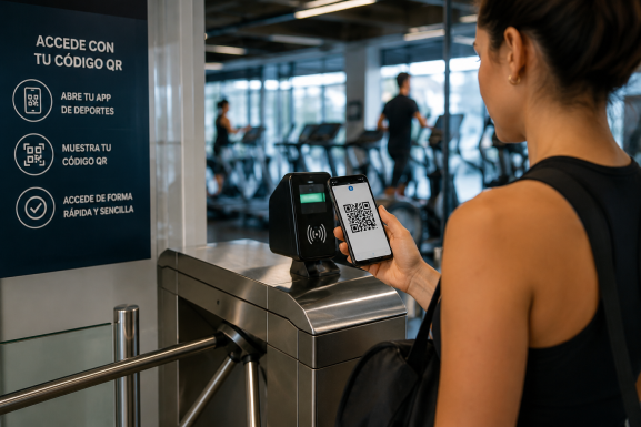El Ayuntamiento de Burgos implanta el acceso por QR en sus instalaciones deportivas municipales 