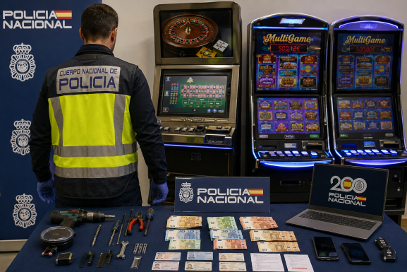 La Policía Nacional esclarece un robo con fuerza en Burgos cometido por un grupo criminal itinerante