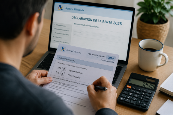 Burgos recibe más de 6,5 millones de euros de la casilla de la Iglesia en la declaración de la renta