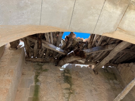 La iglesia de Arconada de Bureba, en grave estado de deterioro