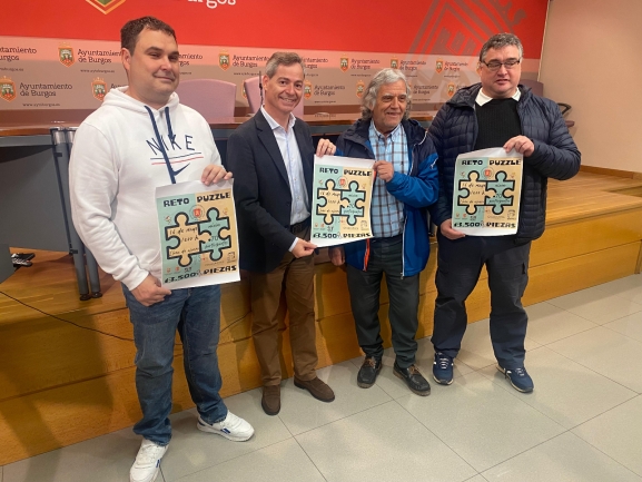 Burgos ante el primer reto de confeccionar un puzzle gigante de 13.500 piezas