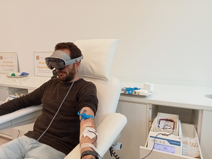La realidad mixta llega a las donaciones de sangre en Burgos para captar a nuevos donantes
