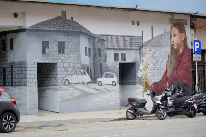 Gamonal revive su origen con un emotivo mural contemporáneo