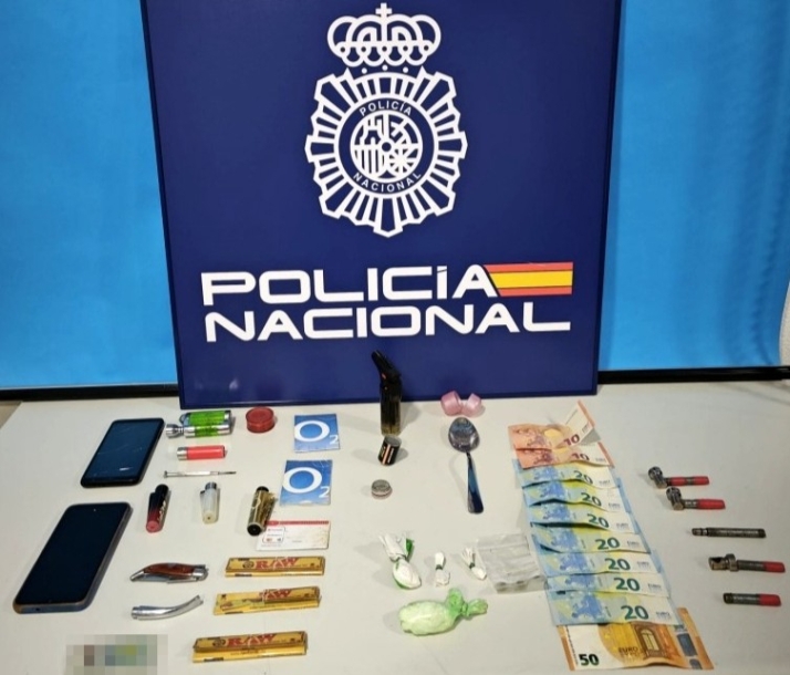 Desmantelado un punto negro de venta de cocaína en Aranda de Duero con dos detenidos