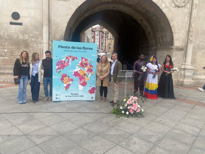 Los Jardines del Mundo protagonizarán la Fiesta de las Flores de Burgos del 15 al 17 de mayo