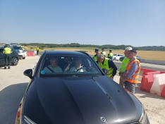 Tráfico aumenta la vigilancia sobre los tramos de carreteras en obras en Burgos