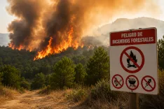 El riesgo extremo de incendios obliga a mantener la alerta en Castilla y León los días 24 y 25 de junio