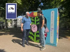 Burgos instalará cinco cubos para grafiti libre dentro de su plan contra las pintadas vandálicas