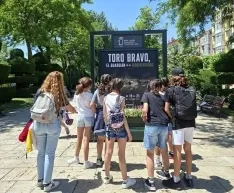 La exposición del paseo del Espolón ‘Toro Bravo’ alcanza los 15.000 visitantes en Burgos