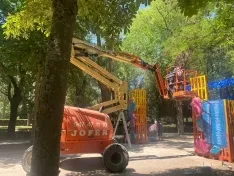 Isla Fantasía ya toma forma a la espera de su inauguración este domingo