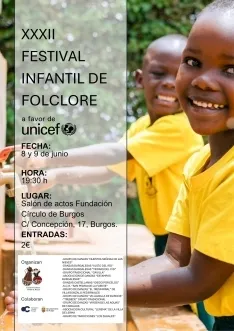 Burgos acoge el XXXII Festival infantil de Folclore a favor de UNICEF